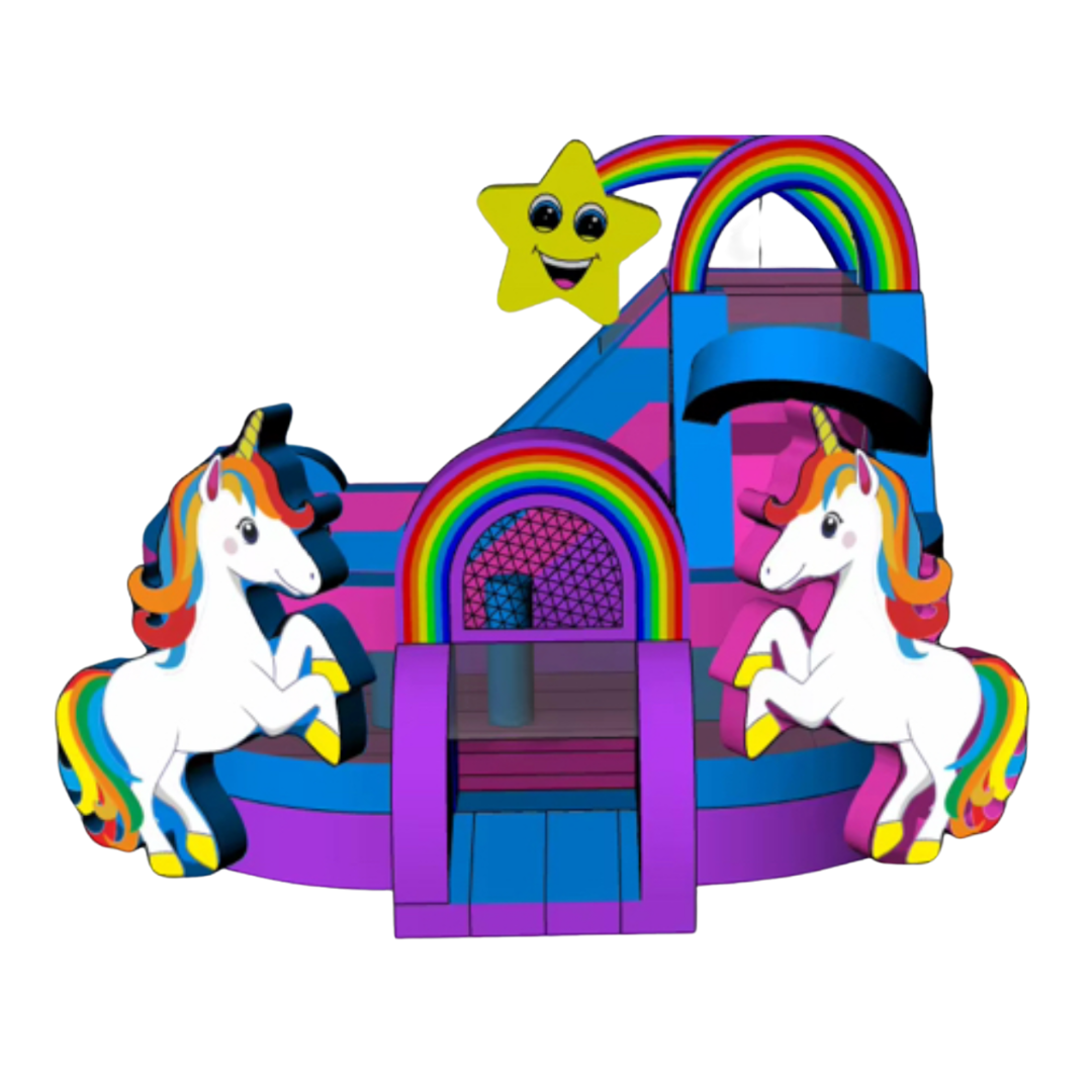 Château gonflable Licorne